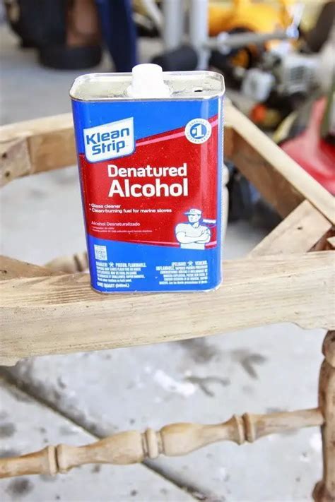 denatured alcohol paint test|How to Restore Wooden Furniture Finis.